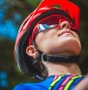 Óculos De Ciclismo Hupi Stelvio Vermelho/Preto - Lente Preto