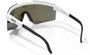 Óculos De Sol Hupi Maverick Branco/Preto - Lente Roxo Espelhado