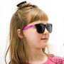 Óculos De Sol Hupi Naja Infantil Lente Preta